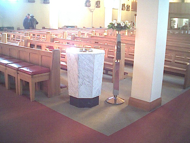 Baptismal font