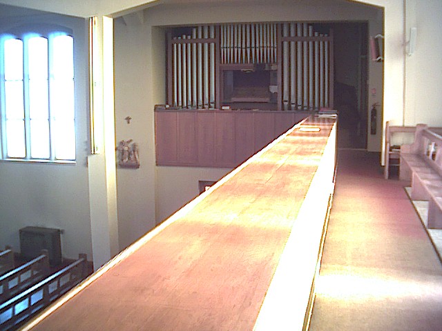 Church Organ from where the choir sing