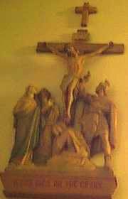 Jesus dies on the cross